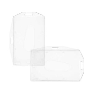 95 x 65 mm Clear Rigid PVC Card Holder