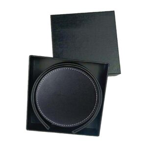 Coaster Pu Leather With Holder