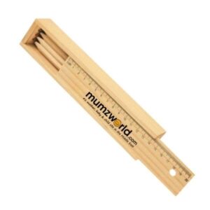 Colored Pencil Set with Wooden Box