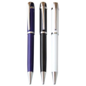 Compact Luxury Chrome Twist Metal Pen