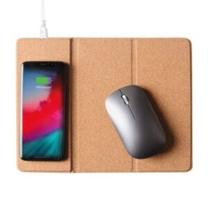 Cork Foldable Mousepads with 10W Wireless Charging