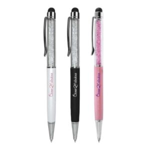 Crystal Pen with Stylus