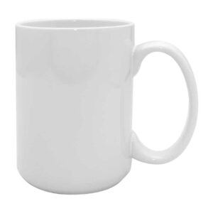 15oz White Sublimation Ceramic Mug