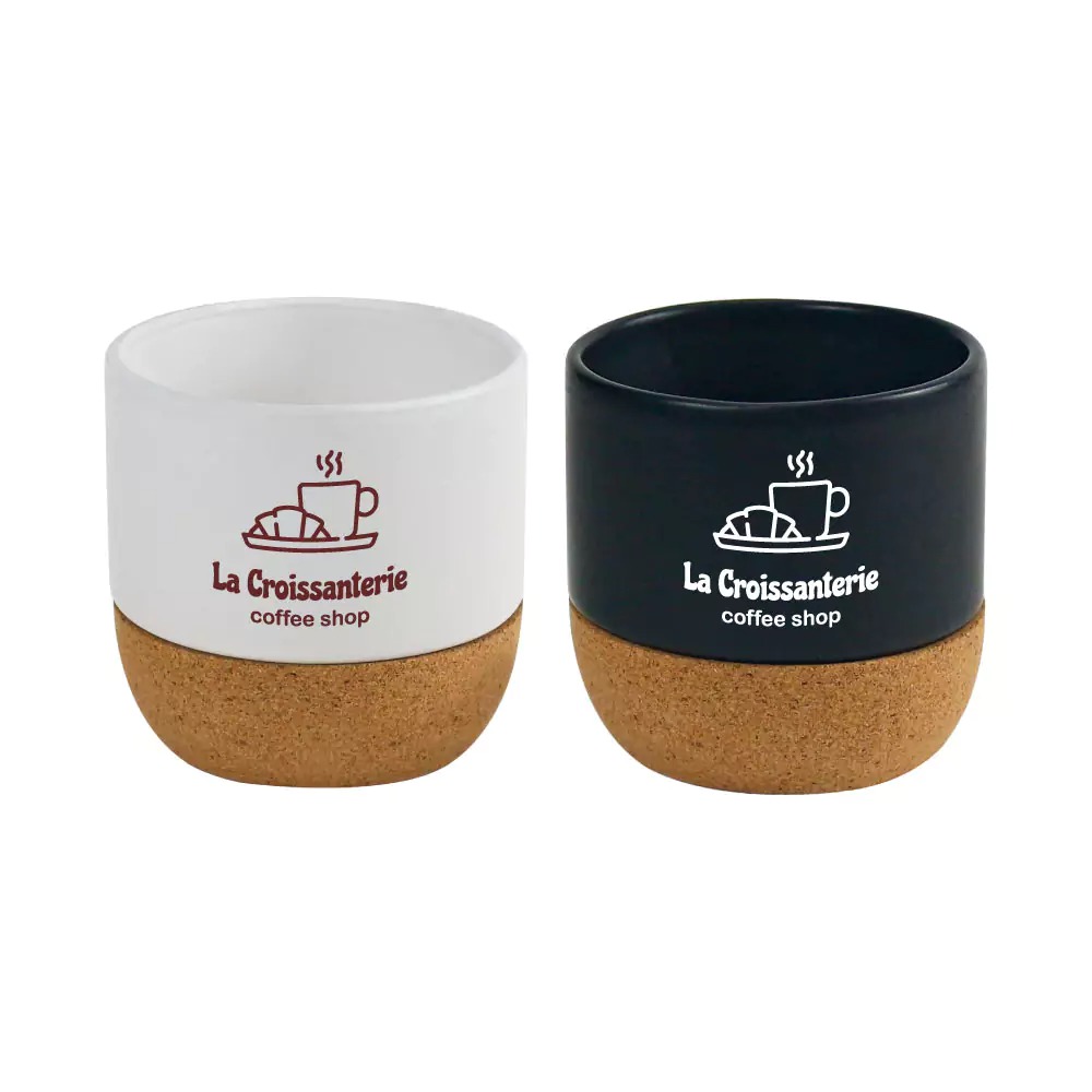 df mc 28 ceramic tea cup cork base 1 6oz Ceramic Tea Cup with Cork Base