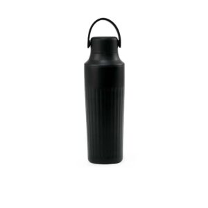 Matte Textured Double-Wall Stainless Steel Vacuum Bottle (500 ml)