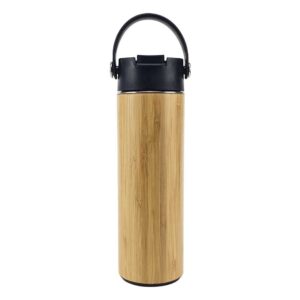 Double-Wall Bamboo & Stainless Steel Flask (500 ml)