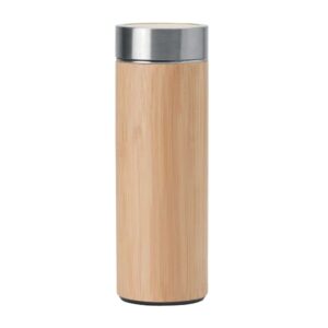 Double-Wall Bamboo & Stainless Steel Flask (450 ml)