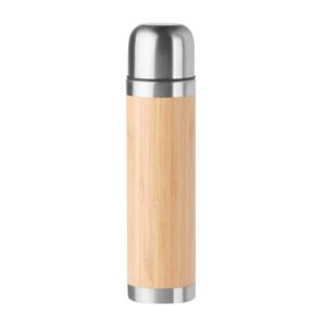 Double-Wall Bamboo & Stainless Steel Flask (430 ml)
