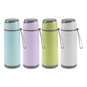 Sports Glass Water Bottle with Twist-Off Lid & Carry Handle (500 ml)