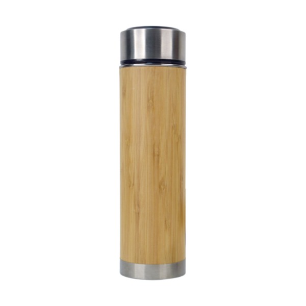 df wb 39 bamboo temperature display bottle infuser 1 Bamboo Temperature Display Bottle with Infuser (500 ml)