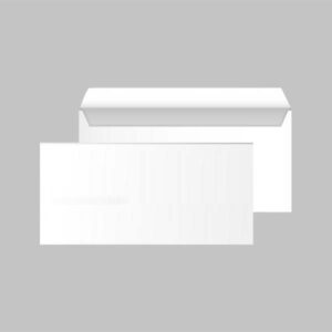 DL Envelopes White (Hispapel Envelopes Auto Seal – Readymade)