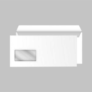 DL Envelopes White with Left Side Window (Readymade)