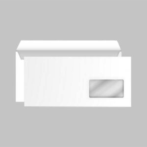 DL Envelopes White with Right Side Window (Readymade)