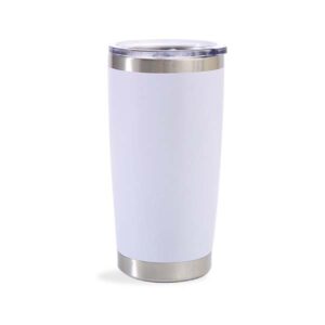 Double Wall Travel Tumbler with Clear Lid