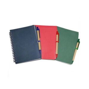 Eco-Friendly Notebook with Pen & Sticky Notes