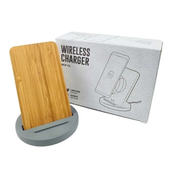 eco friendly wireless charger phone stand 5w TG WC 54 stand Eco-friendly Wireless Charger Phone Stand 5W - Image 4