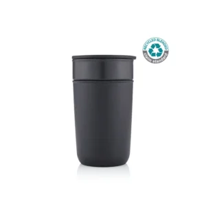 EKOVY – Premium Ceramic Sustainable Tumbler with Recycled Protective Case (360ml)