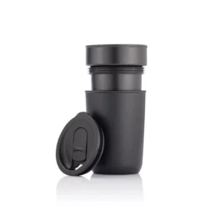 EKOVY – Premium Ceramic Sustainable Tumbler with Recycled Protective Case (360ml)