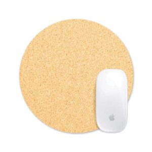 Eco-Friendly Round Cork Mousepad (Cork/Rubber)