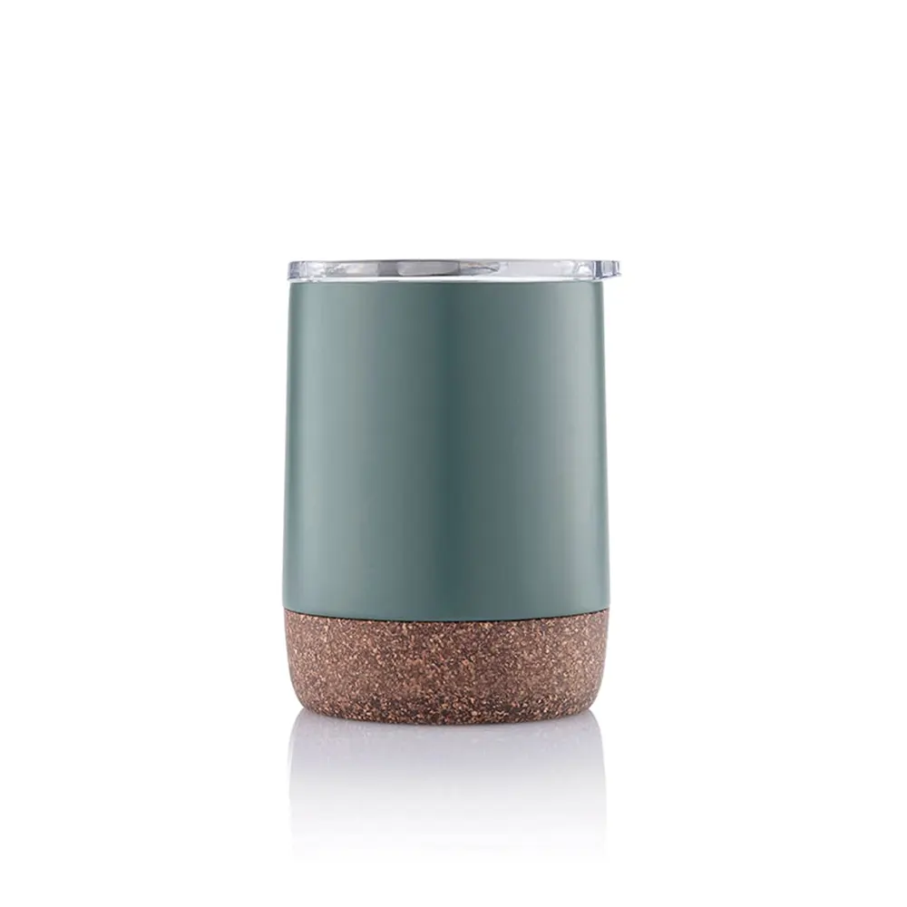 evara vacuum insulated stainless steel mug with cork base coffee machine fit green 1 EVARA - Vacuum Insulated Stainless Steel Mug with Cork Base (180ml) - Image 5