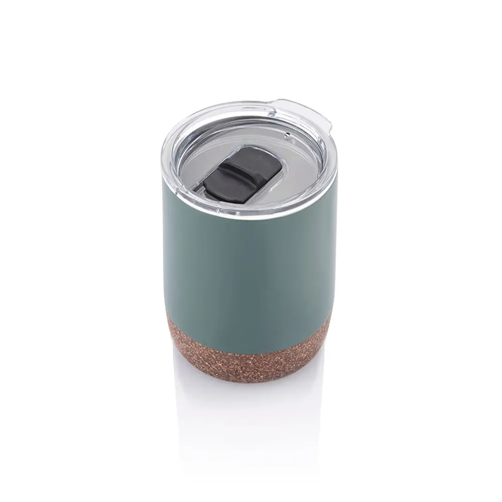 evara vacuum insulated stainless steel mug with cork base coffee machine fit green 2 EVARA - Vacuum Insulated Stainless Steel Mug with Cork Base (180ml) - Image 6