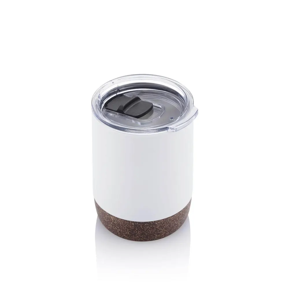 evara vacuum insulated stainless steel mug with cork base coffee machine fit white 2 EVARA - Vacuum Insulated Stainless Steel Mug with Cork Base (180ml) - Image 8