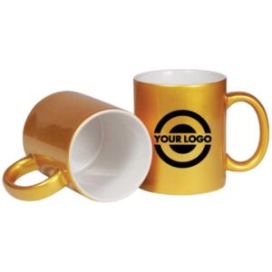 Gold Personalized Coffee Mugs