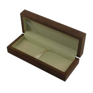 Matte Veneer Wood Pen Box