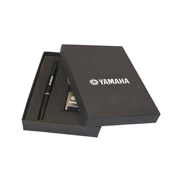 gs set2 24 pen keychain gift set stylus pen fabric strap keychain printed Pen & Keychain Gift Set (Small Top Gift Box) - Image 2