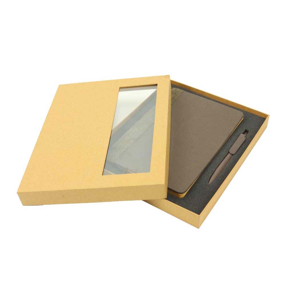gs set2 29 coffee material a5 notebook gift set window box Coffee Material A5 Notebook Gift Set with Window Box - Image 2