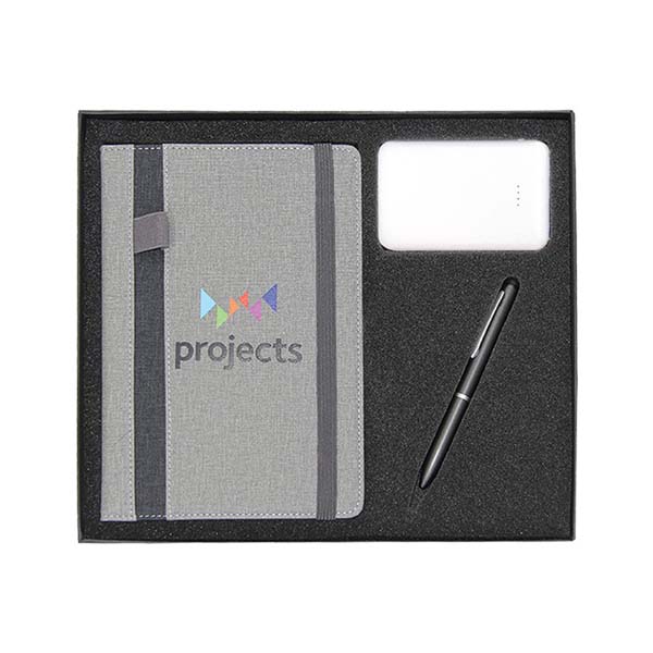 gs set3 26 office tech gift set mini powerbank notebook stylus pen printed Office & Tech Gift Set (Top Gift Box) - Image 2