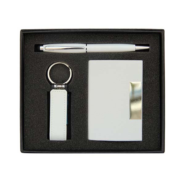 gs set3 34 office gift set card holder stylus pen leather usb main Office Gift Set (Top Small Gift Box)