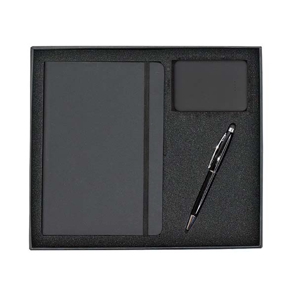 gs set3 40 office tech gift set light up powerbank stylus pen pu notebook main Office & Tech Gift Set (Top Gift Box)