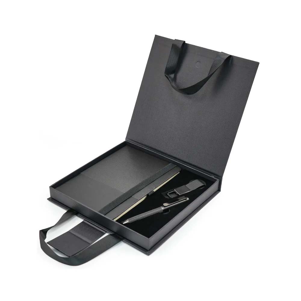 gs set3 49 a5 notebook pen keychain office gift set blk A5 Notebook, Pen & Keychain Office Gift Set - Image 3