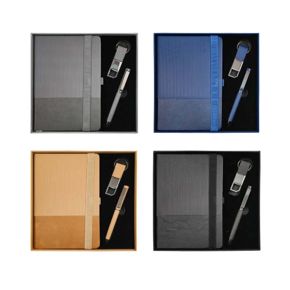 gs set3 49 a5 notebook pen keychain office gift set main A5 Notebook, Pen & Keychain Office Gift Set