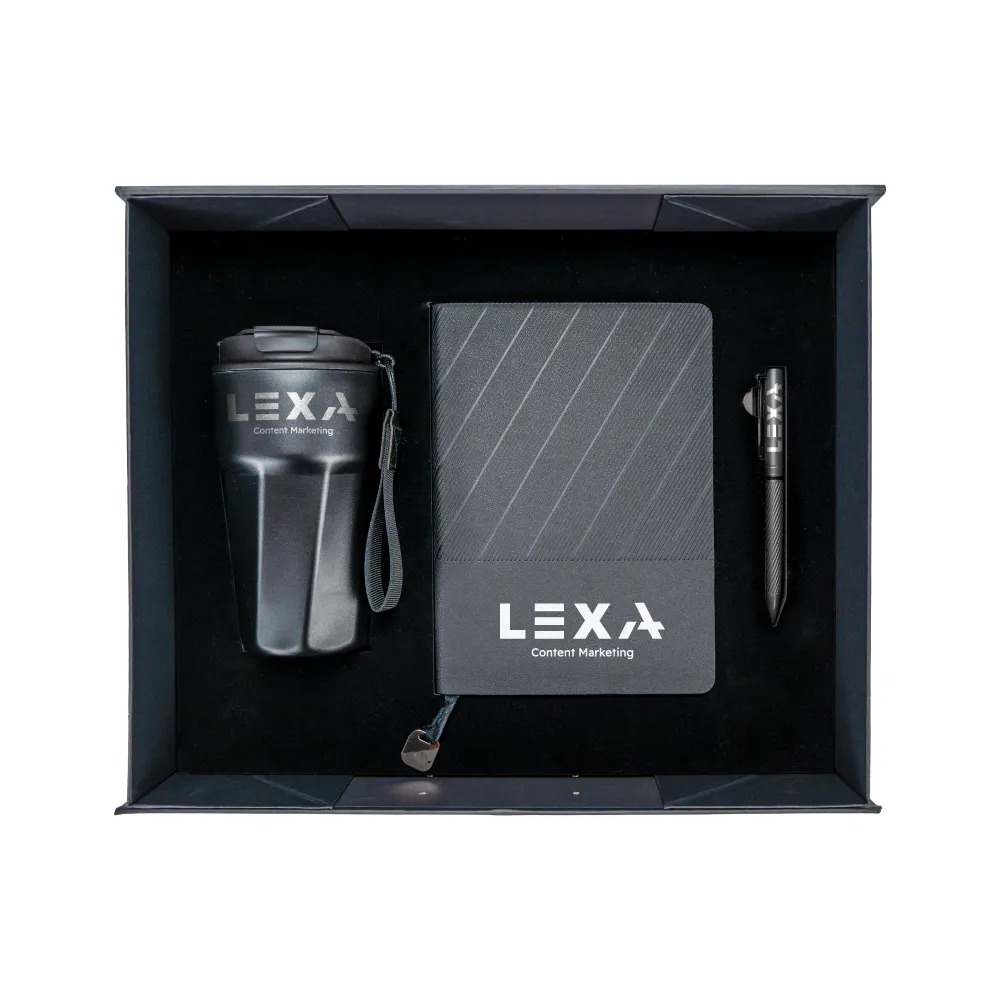 gs set3 50 promotional gift set black box open Promotional Gift Set in Black Box - Image 2