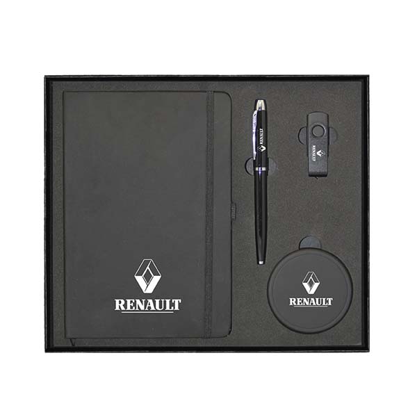 gs set4 34 office charging gift set fast wireless charger metal usb pu notebook printed Office & Charging Gift Set (Top Gift Box) - Image 4