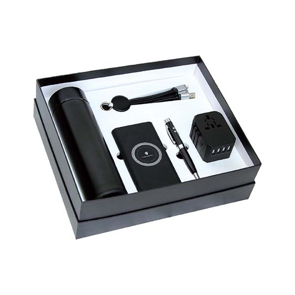 gs set5 14 office travel tech gift set wireless powerbank light up adapter main Office & Travel Tech Gift Set (Large Top Gift Box)