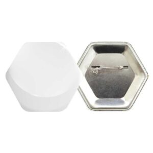 Hexagon Button Badges