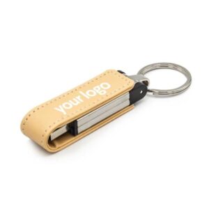 Leather Keychain USB