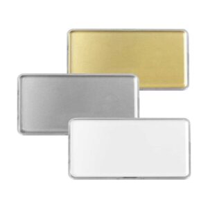 Lens Cover Rectangular Name Badges