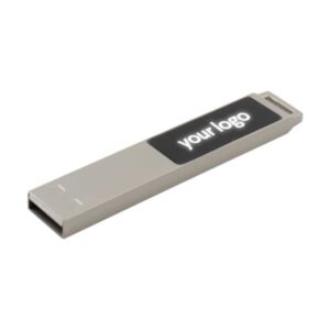 Light-Up Silver Metal 16GB USB