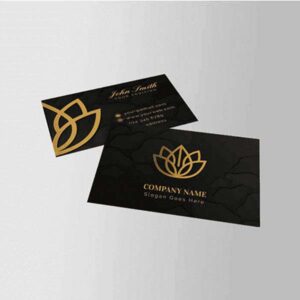 Matt Laminated with Gold Foil 400gsm