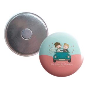 Metal Button Badges with a magnet