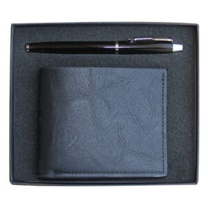Metal Pen & Wallet Gift Set