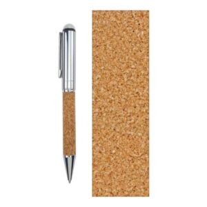 Metal Pen with Cork Barrel & Box