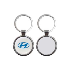 Metal Round Keychain