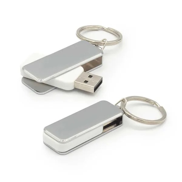 metal swivel usb with key holder TG FD 116 main Metal Swivel USB with Key Holder