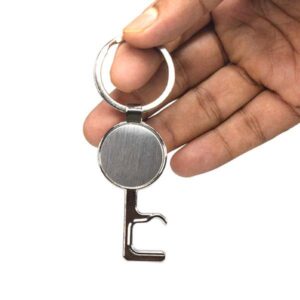 Multi-Functional Round Key Chain Bottle Opener