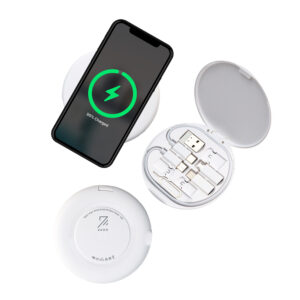 Multi-Purpose Travel Charging Kit with 15W Wireless Charging & SD Slots by Zeon